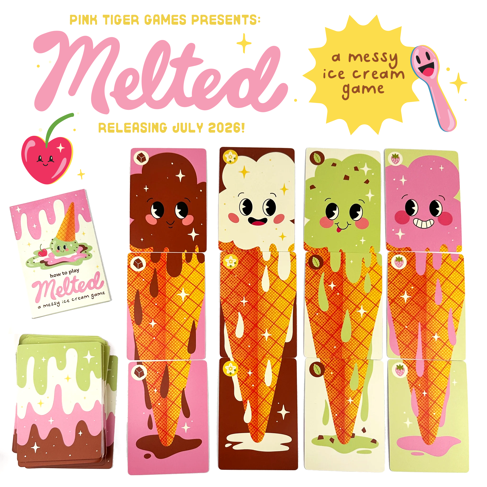 llustrations for playing card game Melted
Client: Pink Tiger Games