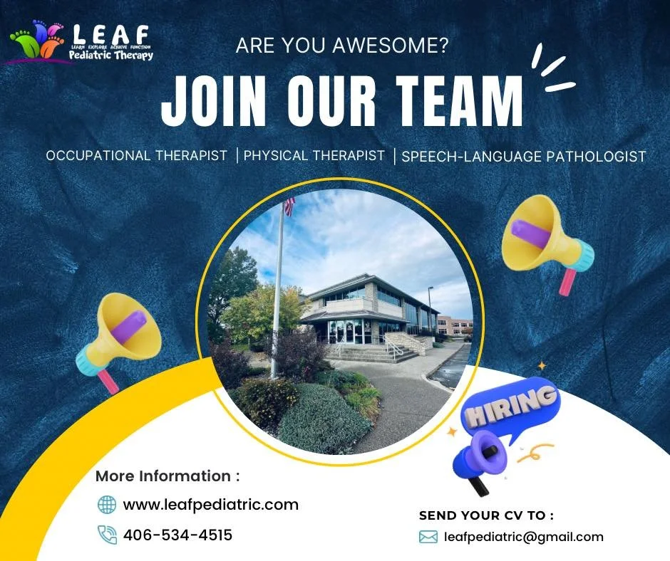 Tiny humans. Big progress. 💪🧠

We&rsquo;re hiring Pediatric Therapists (OT / PT / SLP) for our outpatient clinic!
If bubbles, obstacle courses, and celebrating firsts sound like your kind of workday &mdash; let&rsquo;s talk 🫧🎈

📍 985 Peachtree R