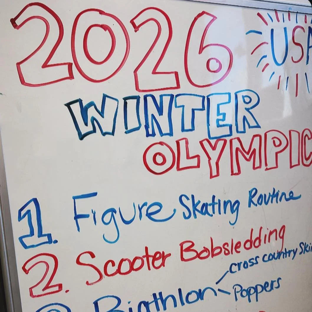 a little sneak peek of some fun things coming to the clinic this week🏅🫣
&bull;
&bull;
#pedstherapy #occupationaltherapy #physicaltherapy #speechtherapy #lifeatleaf