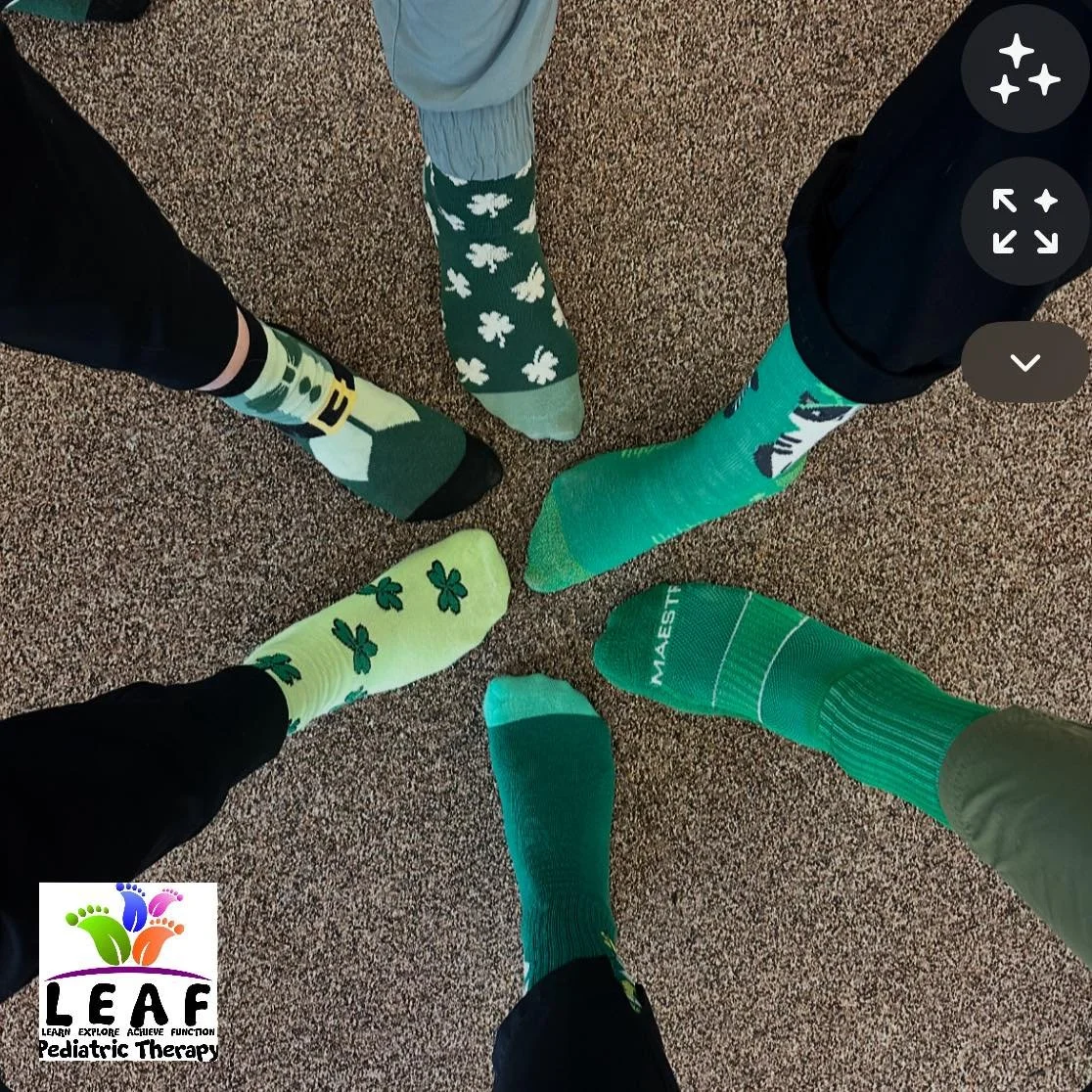 We&rsquo;re feeling extra lucky at the clinic today! 🍀🌈
&bull;
Our therapists and clients have been sham-rocking St. Patrick&rsquo;s Day with scavenger hunts to find the gold some little leprechauns left behind, themed sensory bins, crafts and obst