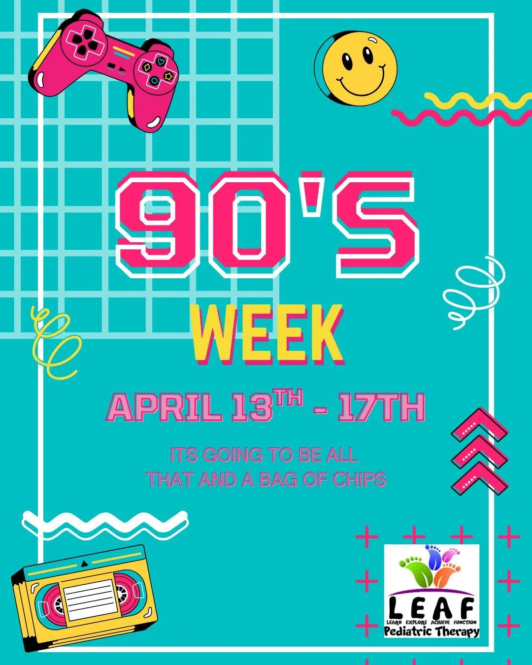 As if! 💿 This week at therapy we&rsquo;re throwing it back to the 90s and having fun while building important developmental skills through retro-inspired fun! 🎮📼🛼
&bull;
From classic games, throwback toys, and old-school challenges, our sessions 