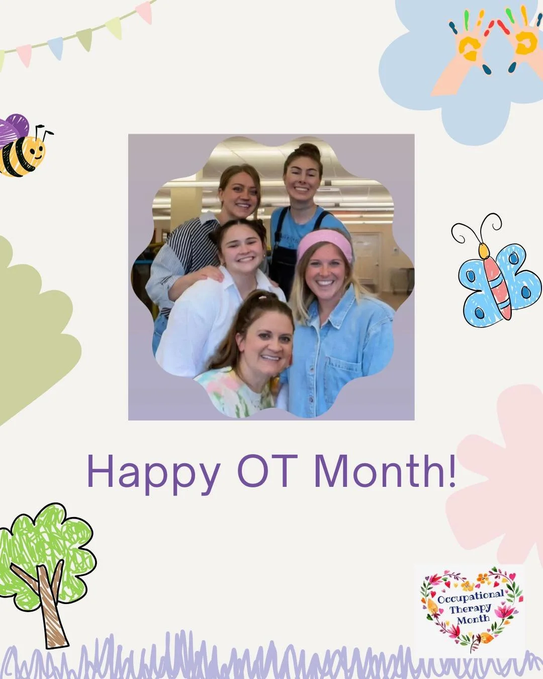It's been a busy month but we can't let April end without giving a shoutout to amazing OT team! 🫶🏼
Over the next couple of weeks we are going to be introducing all of our OTs and showing off their favorite therapeutic tools 🎨 🧩 🛼
&bull;
&bull;
#