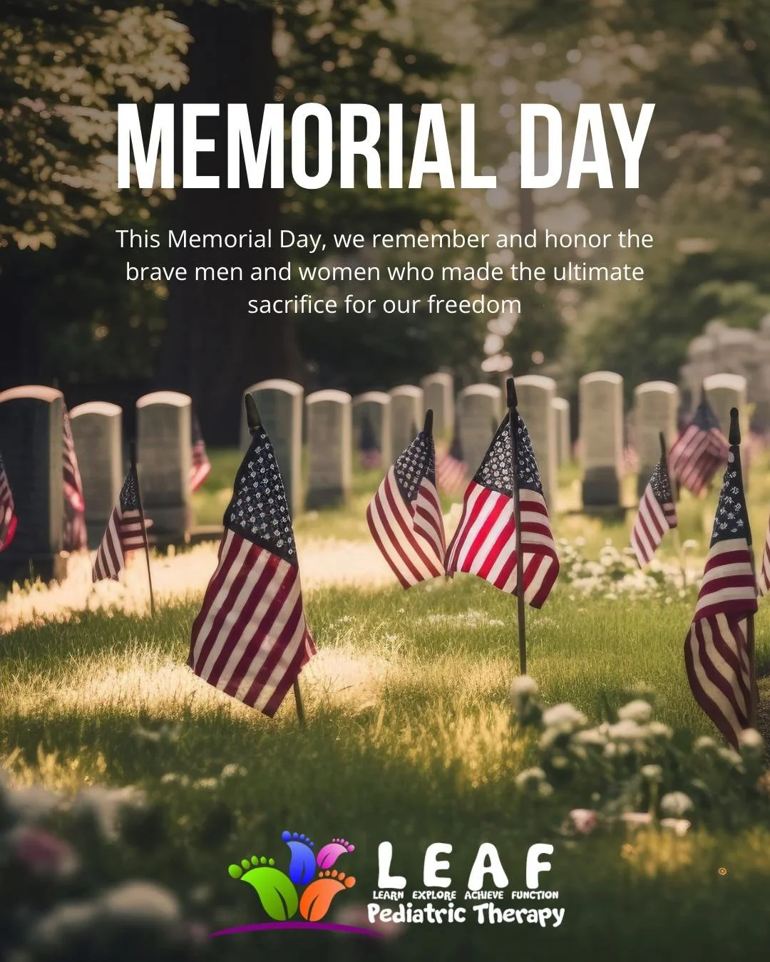 We are closed today as we pay respect and reflect on the ultimate sacrifice paid by many so we might be truly FREE. 

Happy Memorial Day 🇺🇸

Greater love has no one than this: to lay down one&rsquo;s life for one&rsquo;s friends. - John 15:13