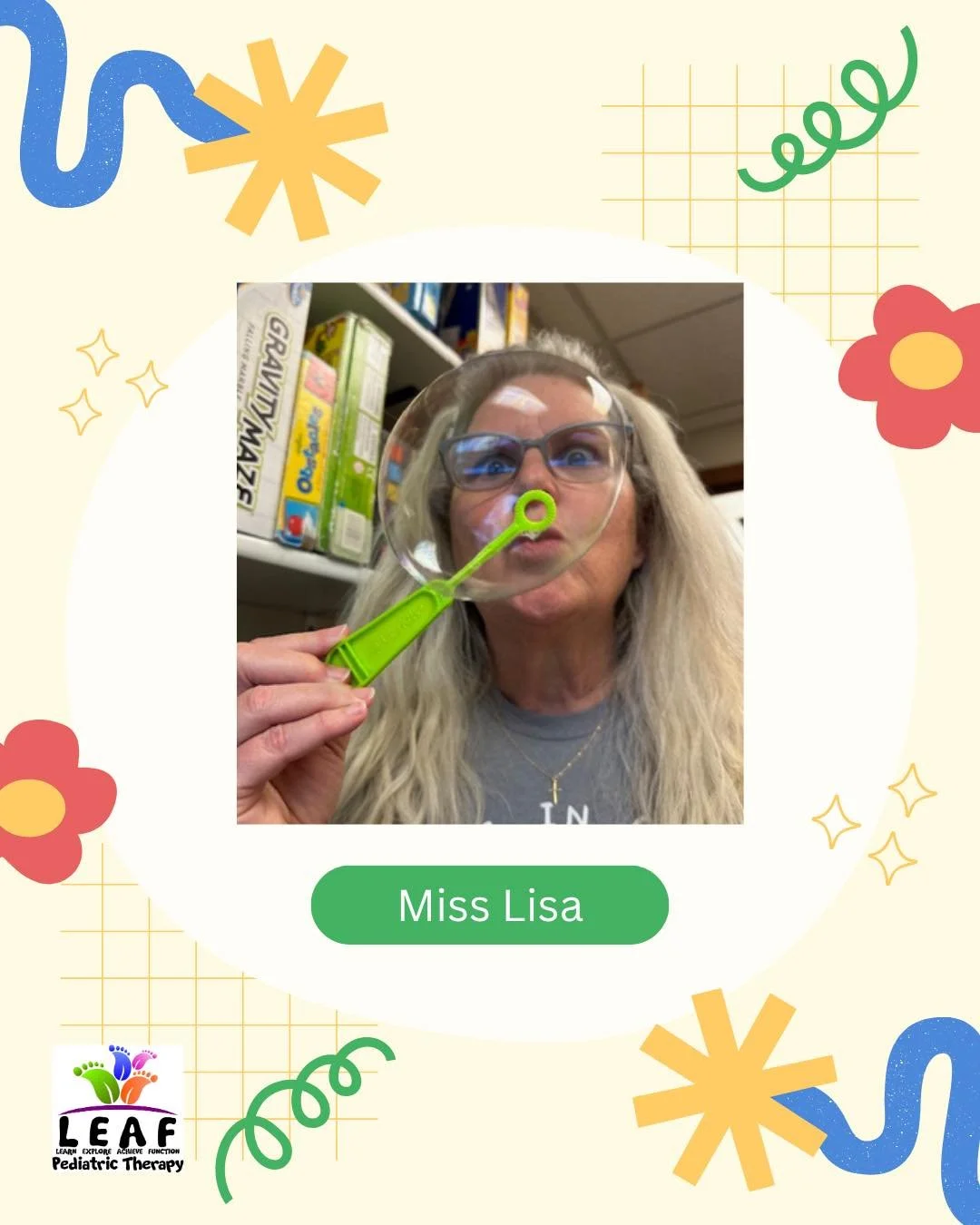 Meet Lisa &mdash; our incredible SLP with 30+ years of experience, endless compassion, and a talent for turning therapy sessions into fun-filled moments of growth, laughter, and connection. 💬🎉

Lisa has worked across so many settings over the years