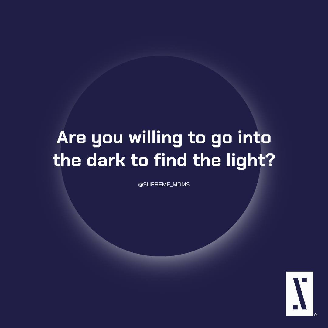 Are you willing? 

To go into the dark

to find the light? 

Or be the light

in the dark?

Remember to walk by faith&mdash;not sight. 

#motherhood #suprememoms #dailywisdom