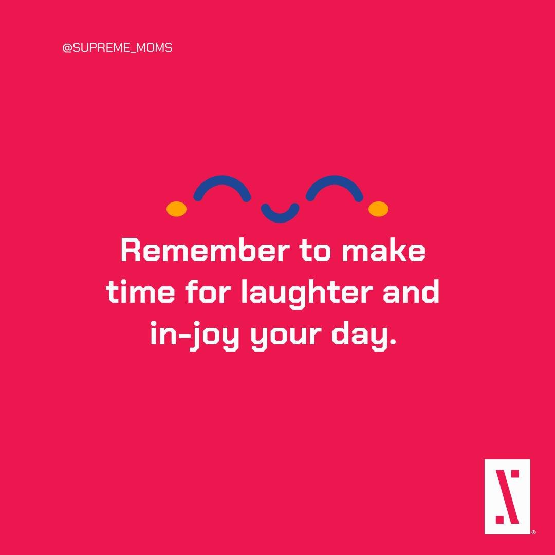 Bring on the fun!

A playful attitude

can break down

the walls of fear.

Remember to make time for laughter and in-joy your day.

 #momwisdom #thedailyrecharger #suprememoms