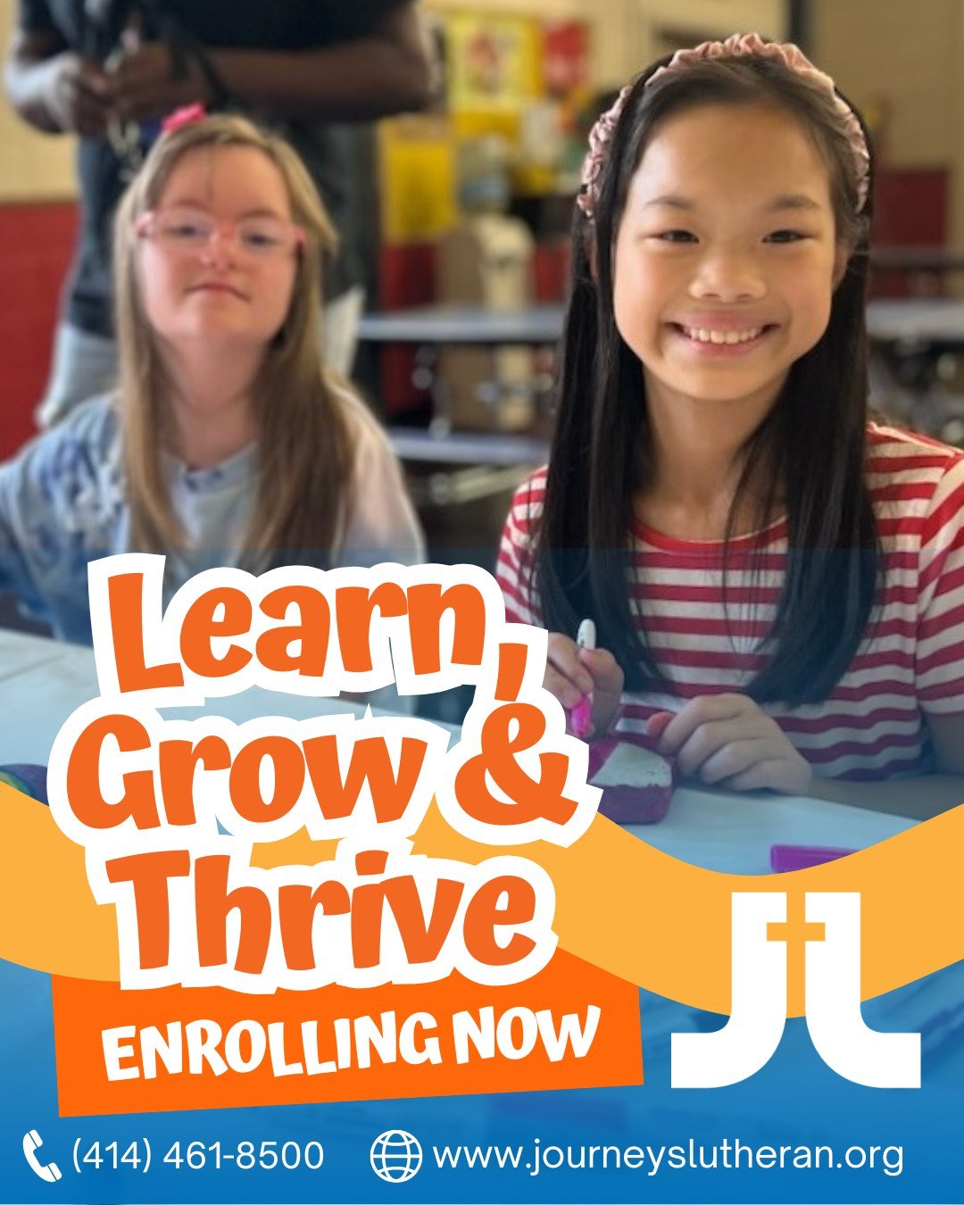 🎒𝐄𝐧𝐫𝐨𝐥𝐥𝐦𝐞𝐧𝐭 𝐢𝐬 𝐎𝐩𝐞𝐧 𝐟𝐨𝐫 𝟐𝟎𝟐𝟔&ndash;𝟐𝟎𝟐𝟕! ✏️
It&rsquo;s time to secure your child&rsquo;s spot at Journeys Lutheran School! We welcome students from 3rd grade through high school to join our Christ-centered learning communi