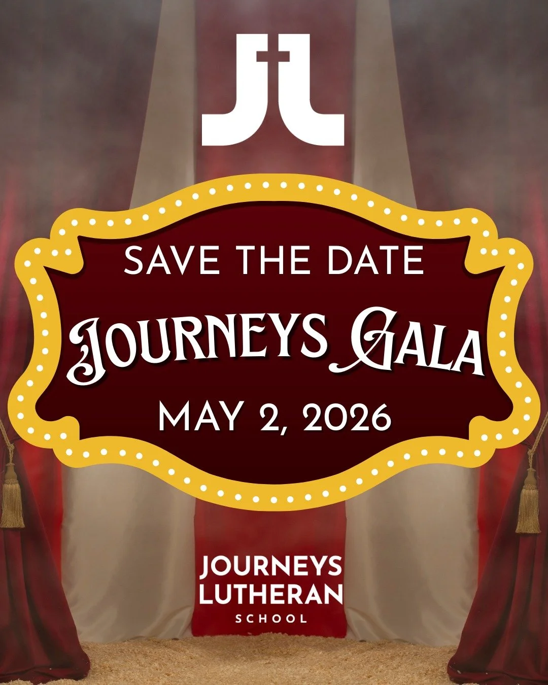 🎟️✨ Mark Your Calendars: Journeys 2026 Gala! ✨🎟️
The date is set: May 2, 2026. An unforgettable night of celebration, fun, and giving is on the horizon&hellip;

#JourneysLutheran #JourneysGala2026 #SaveTheDate #MysteryTheme #GuessTheTheme #SchoolFu