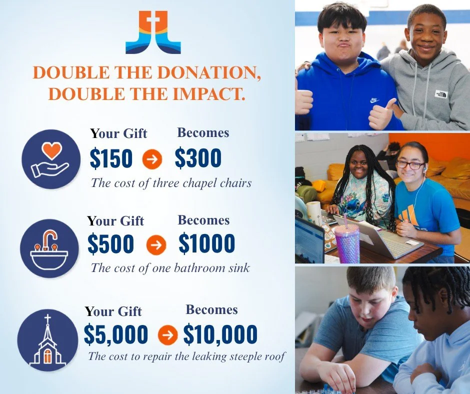 It's your last chance to make twice the difference through our August Matching Campaign.

Because of generous supporters, we've made incredible progress restoring Journeys Lutheran School after last year's flooding. But there is still important work 
