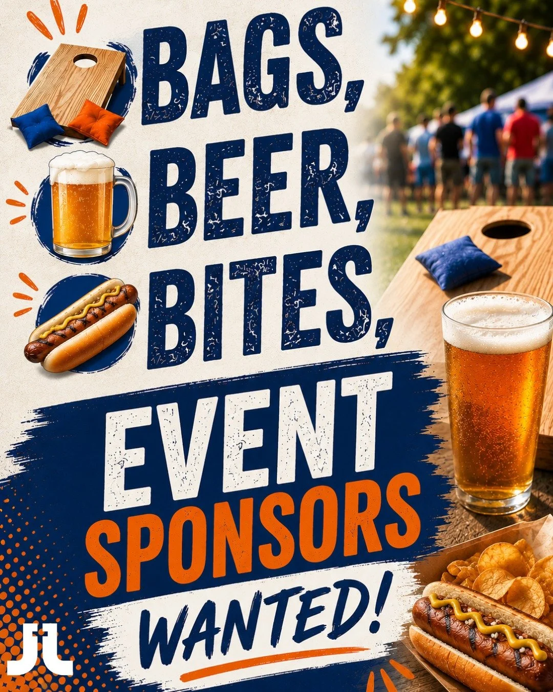 📣 𝐂𝐚𝐥𝐥𝐢𝐧𝐠 𝐚𝐥𝐥 𝐥𝐨𝐜𝐚𝐥 𝐛𝐮𝐬𝐢𝐧𝐞𝐬𝐬𝐞𝐬!
Want to put your business in front of a great local crowd while supporting an even greater cause?
Journeys Lutheran School is seeking business sponsors for Bags, Beer &amp; Bites! 🍺

Your spo