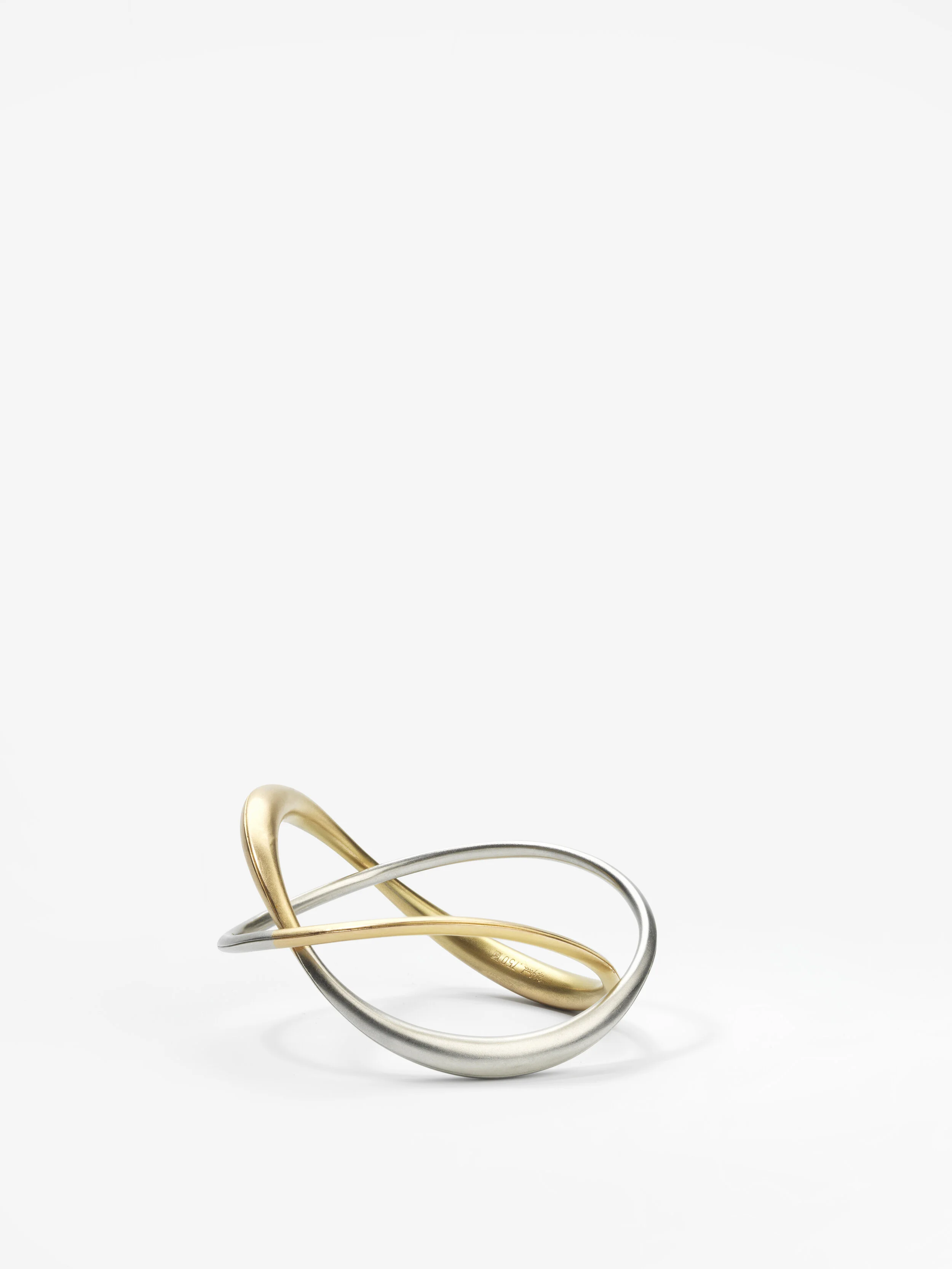 Platinum & Gold Knot Bangle.jpg