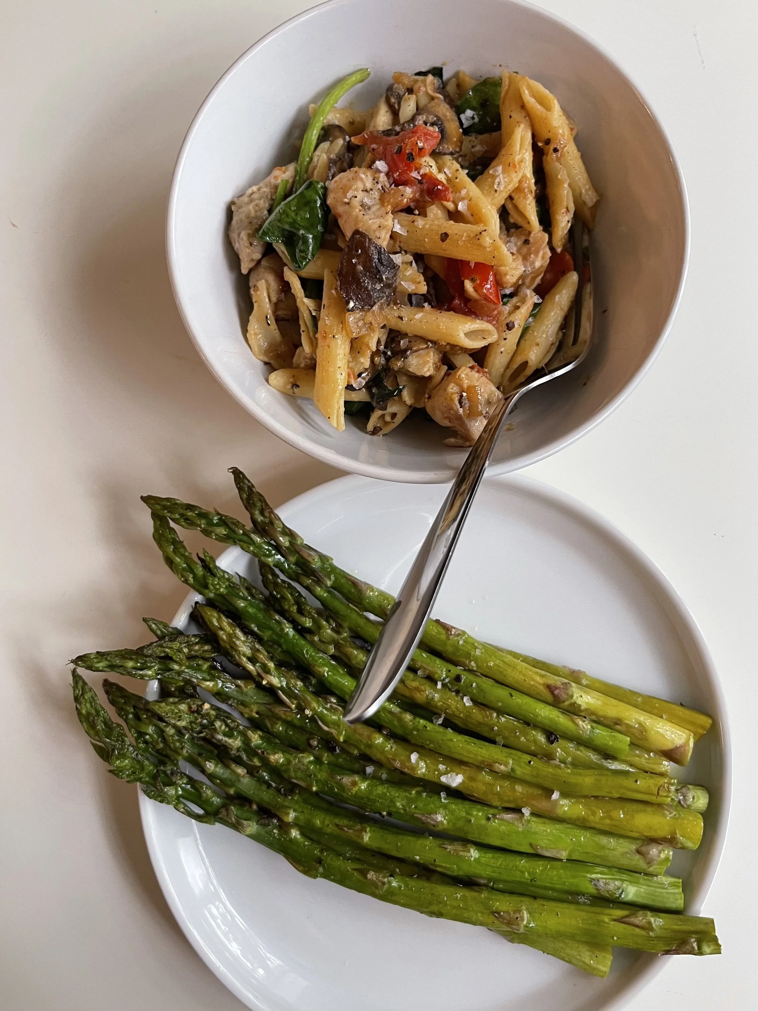 Chickpea Chicken Pasta