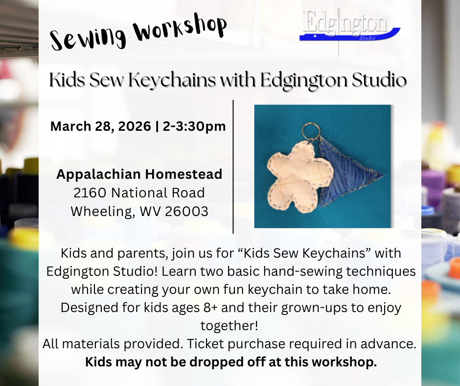 Kids Sew Keychains with Edgington Studio