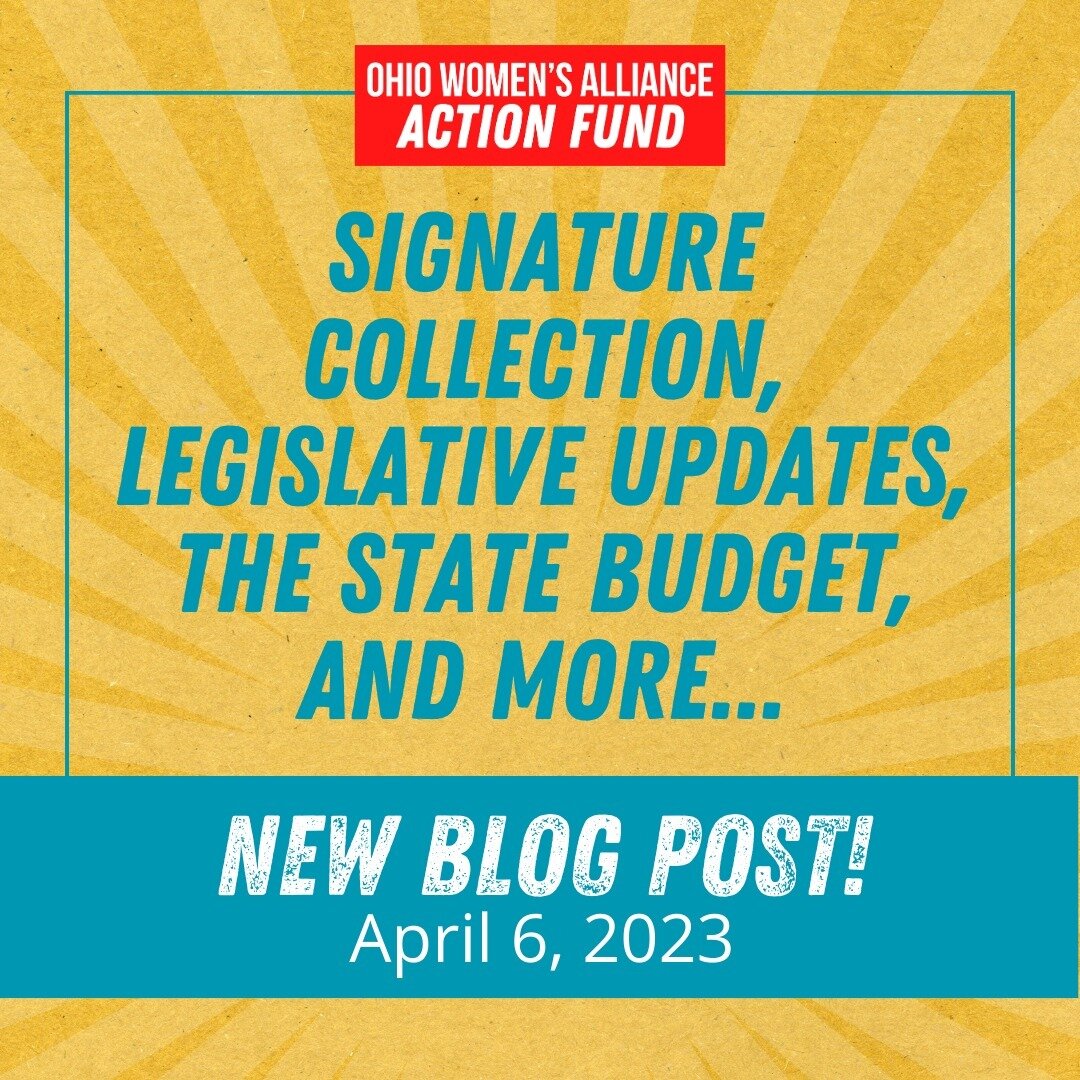 Volunteer to collect signatures, read about bills moving through the Statehouse, and learn about the state budget process in our latest blog post; link in bio!