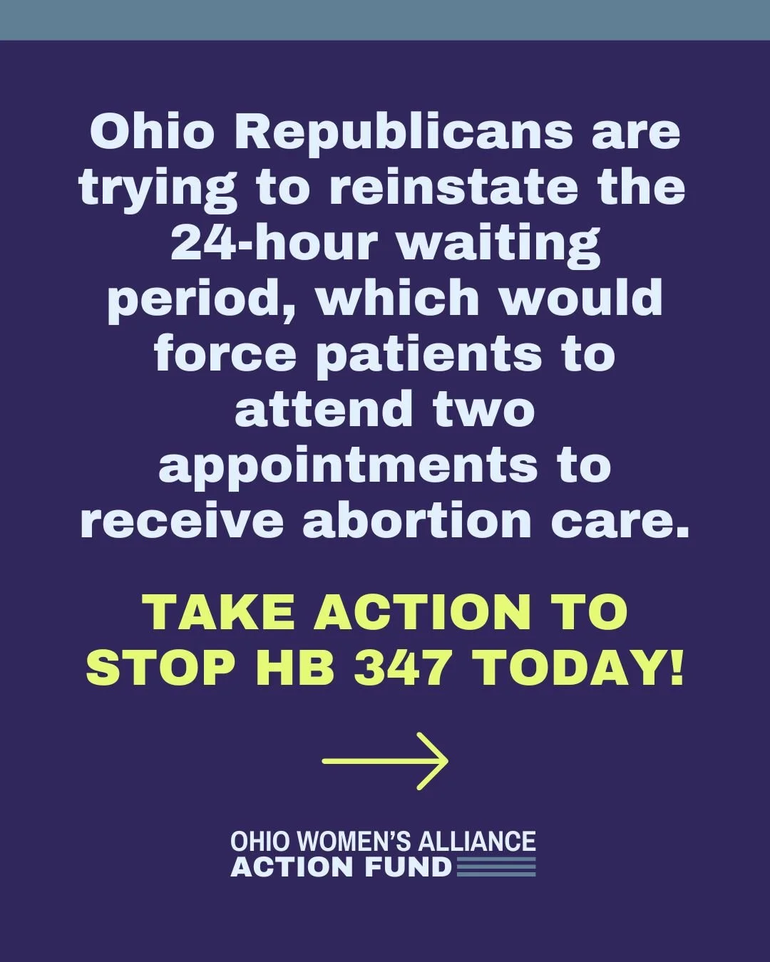 Visit the link in our bio to send a message to the House Health Committee urging a NO vote on HB 347, which is in direct violation of the Reproductive Freedom Amendment!
