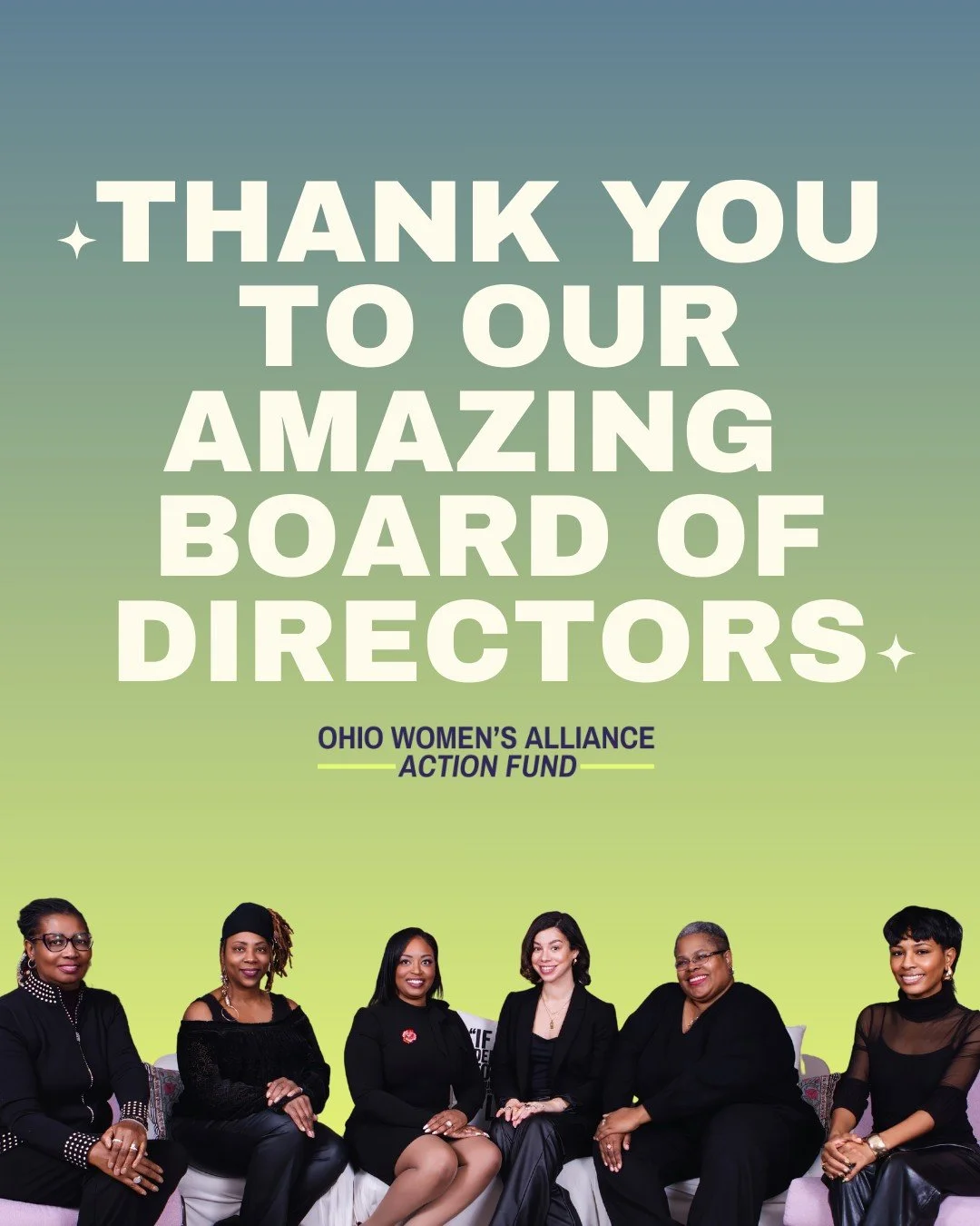 Today, we&rsquo;d like to send a special thank you to our amazing Board of Directors for their time and commitment they provided in 2025! We couldn&rsquo;t do this work without them. We are looking forward to the year ahead and to continue building a