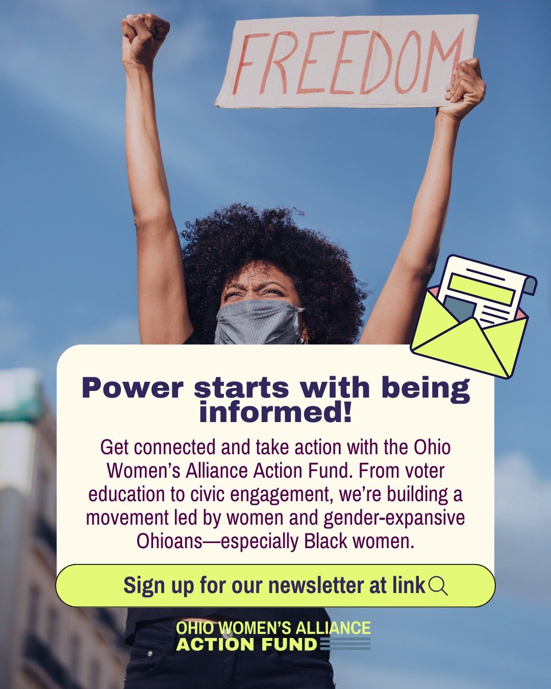 Want to help Ohio thrive? Subscribe to our newsletter.
Stay connected with the updates and opportunities to take action. 
Click the link in our bio to sign up!