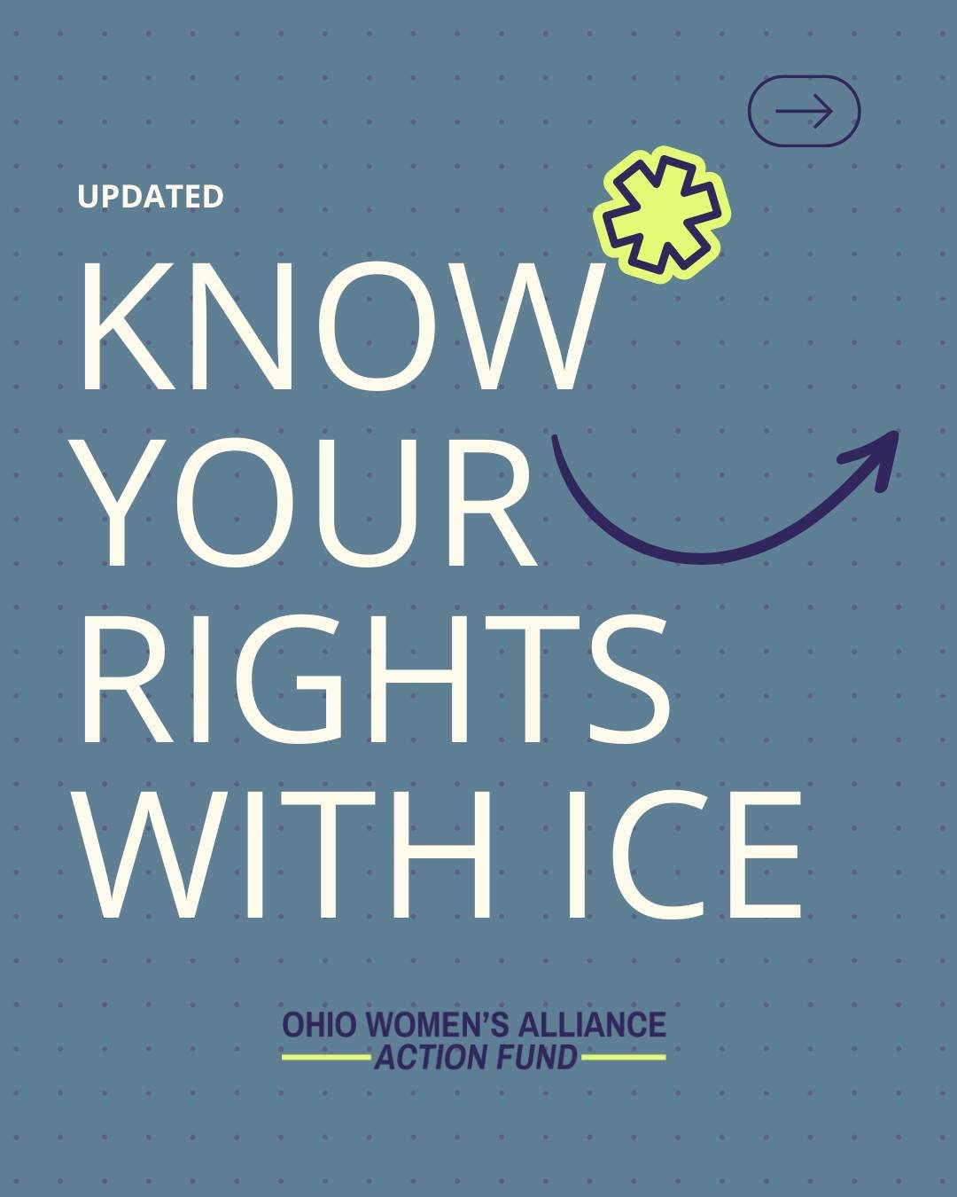 If you come into contact with ICE, it&rsquo;s important to know your rights. We&rsquo;ve created an updated Know Your Rights guide available in English and Spanish. Knowledge is power &mdash; and preparation protects our communities.
Please share thi
