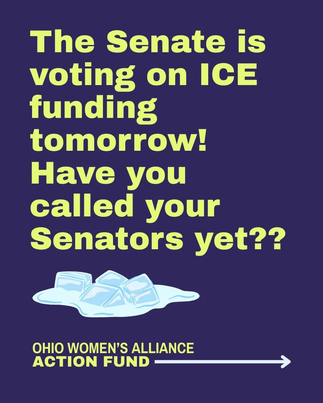 It takes less than 5 minutes to leave a message for your Senators urging them to stop ICE funding before Thursday&rsquo;s vote ⬇️

Call Senators Moreno and Husted and ask them to oppose the appropriations bill for the Department of Homeland Security 