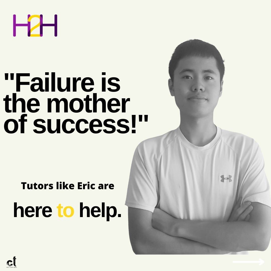 Meet Eric Chen, one of our many tutors at The City Tutors.⁠
⁠
Eric joined us because he loves helping people, especially the elder and ill people that's why he wants to become a doctor one day.⁠
⁠
His advice to students and others who might be strugg