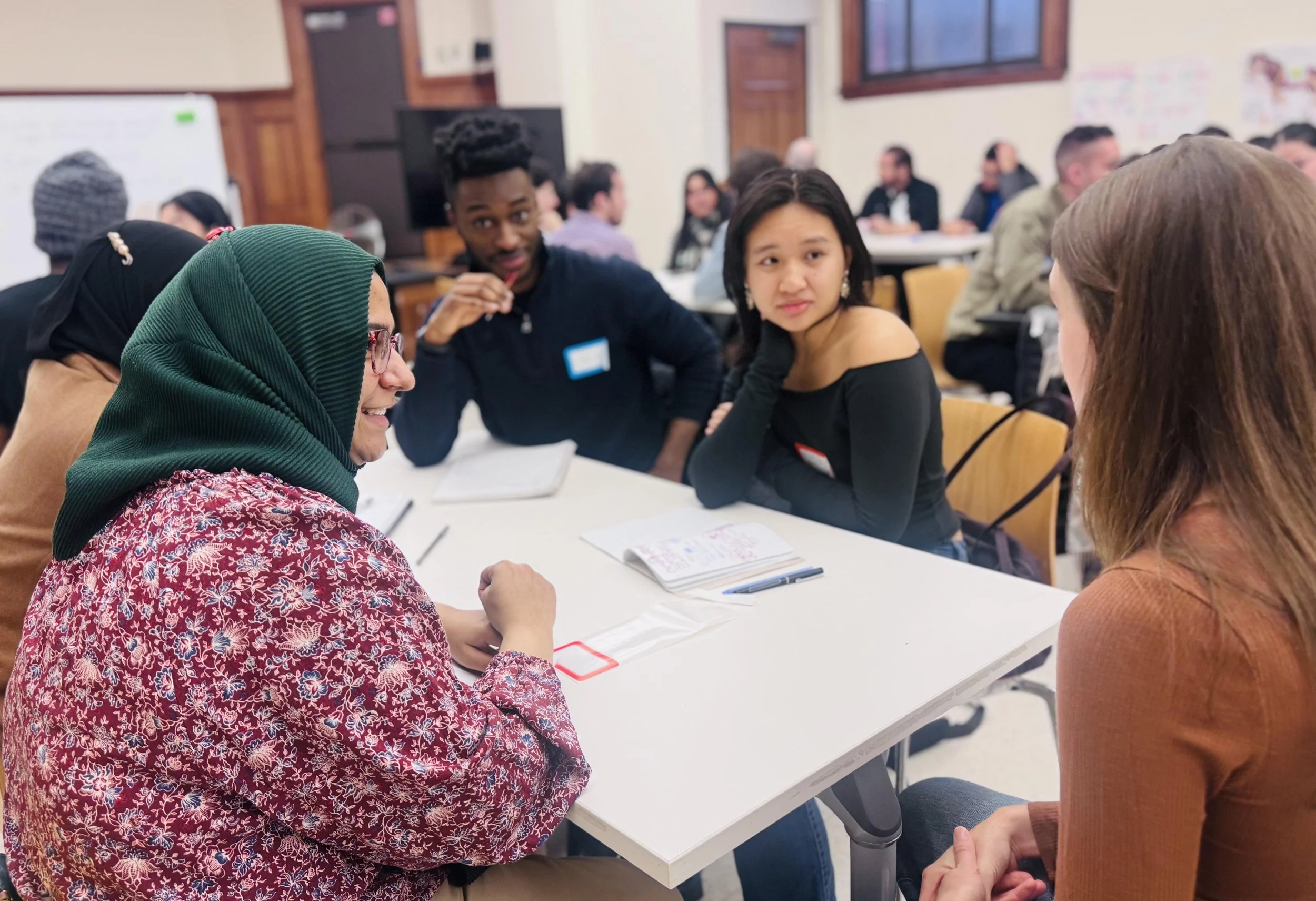 In a Brooklyn library, young professionals learn the language of ambition