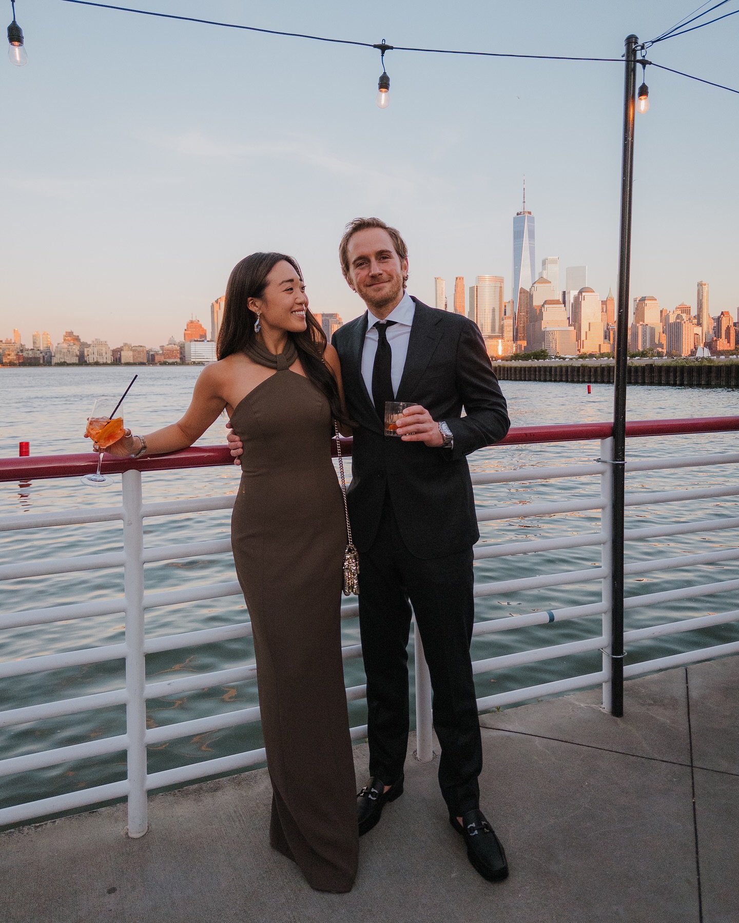 A beautiful evening by the waterfront celebrating the most beautiful wedding. 🤍 

Congratulations to the happy couple @pandyy11 + @nasrinnnx !