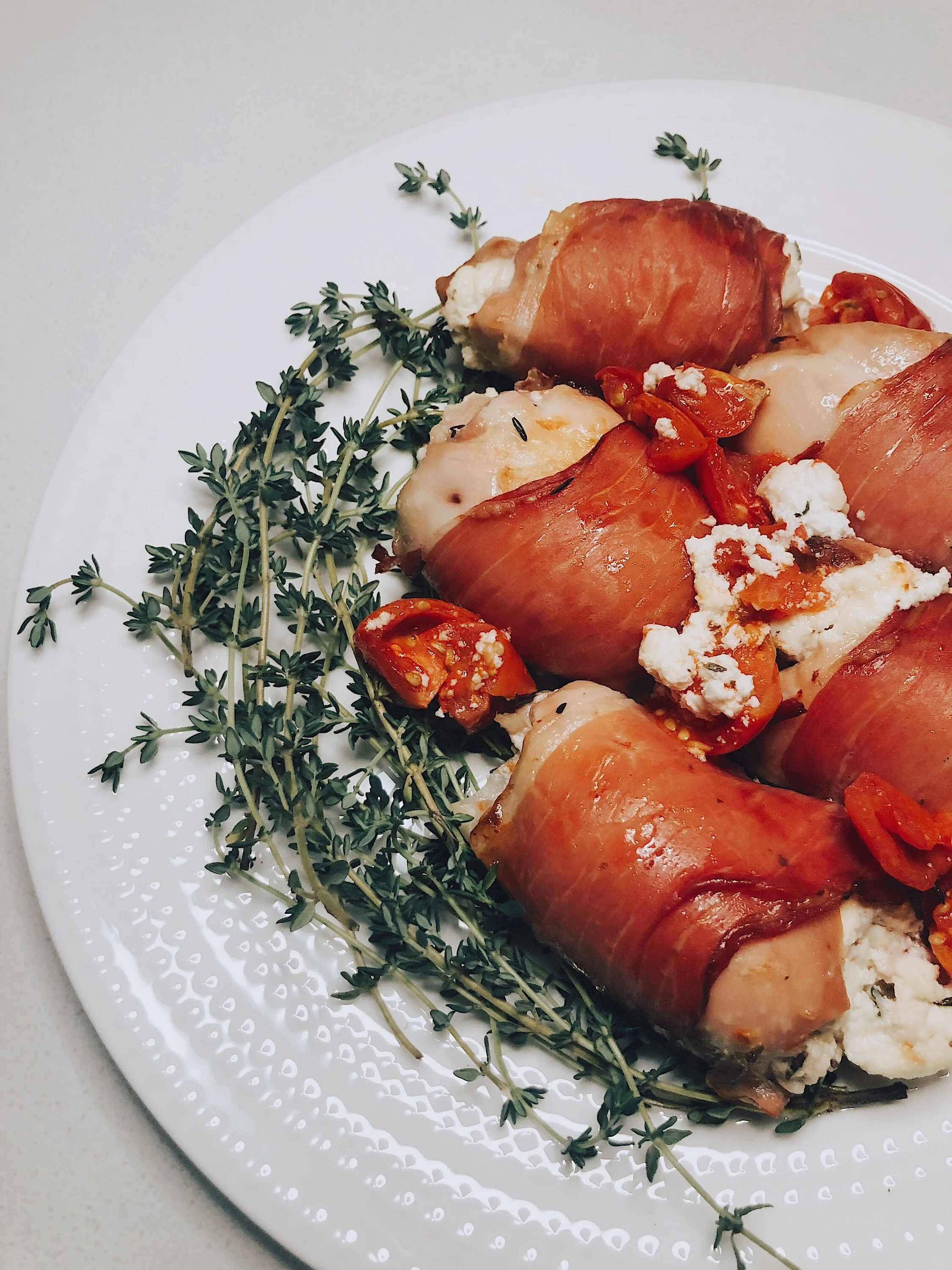 Prosciutto Wrapped Chicken