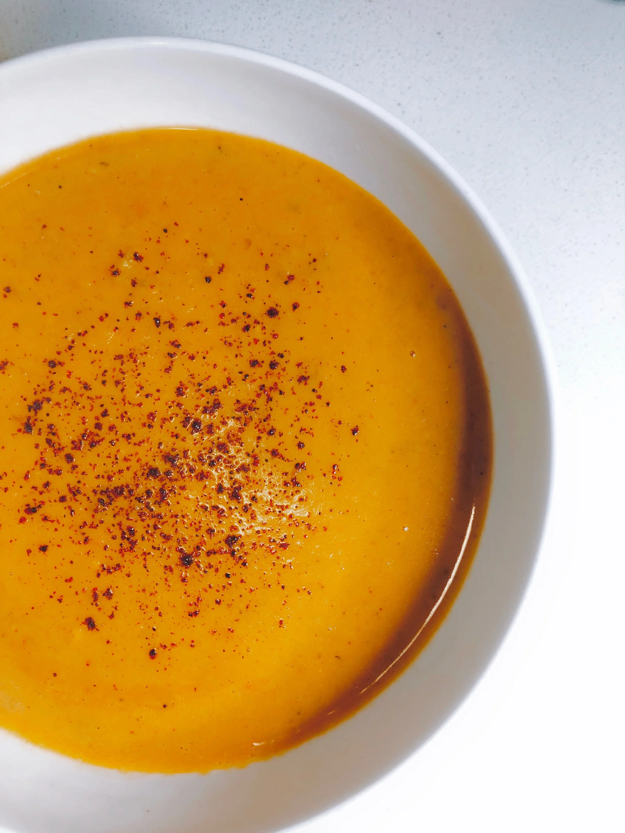 Smokey Sweet Potato Bisque 