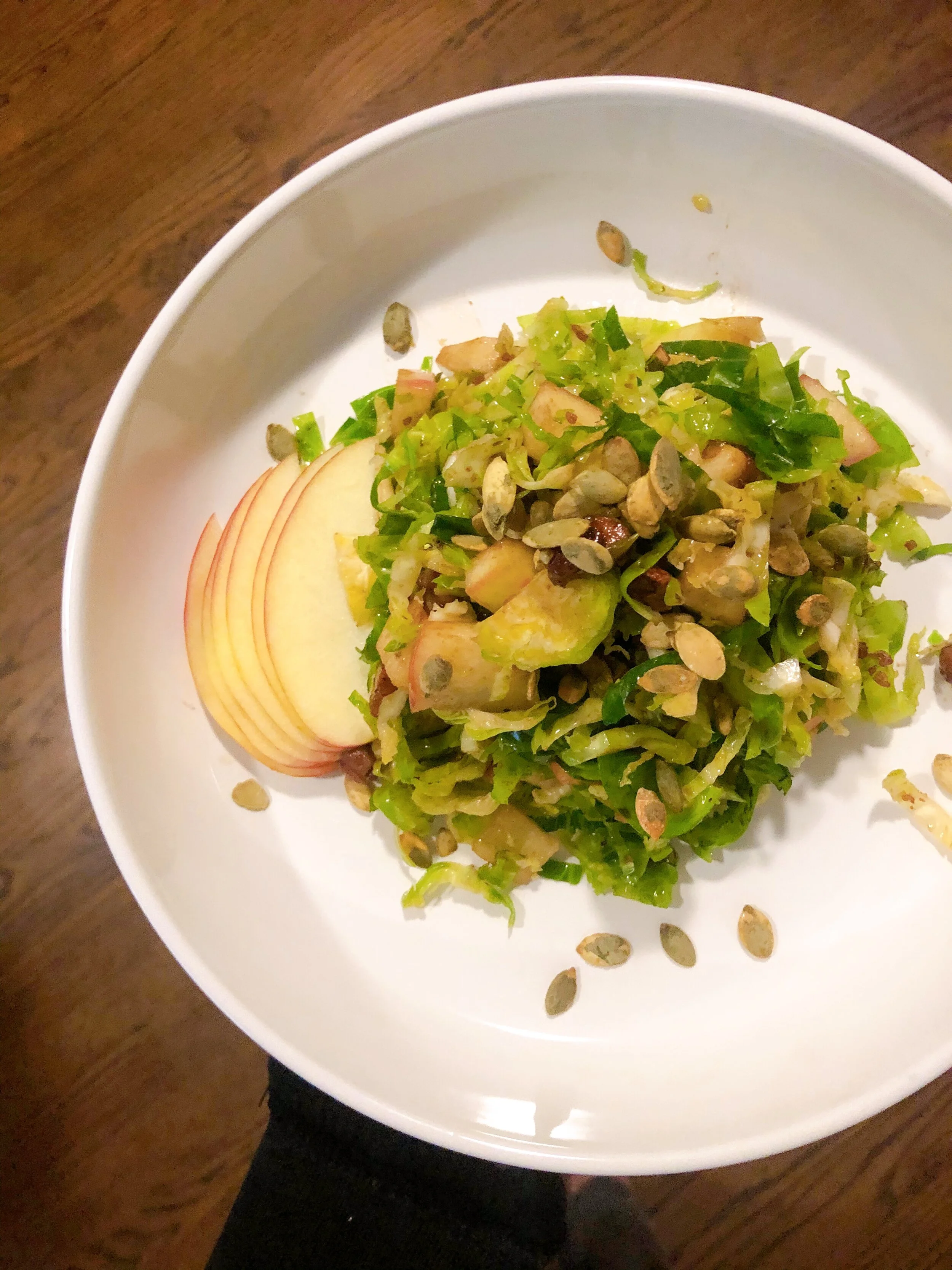 Shredded Brussel Sprout Salad