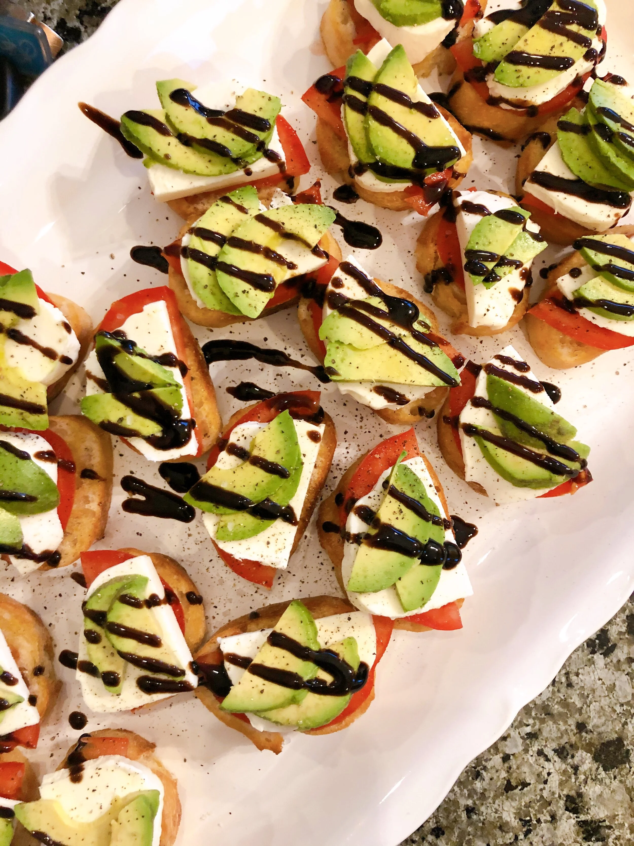 Toasty Caprese Stacks with Avocado