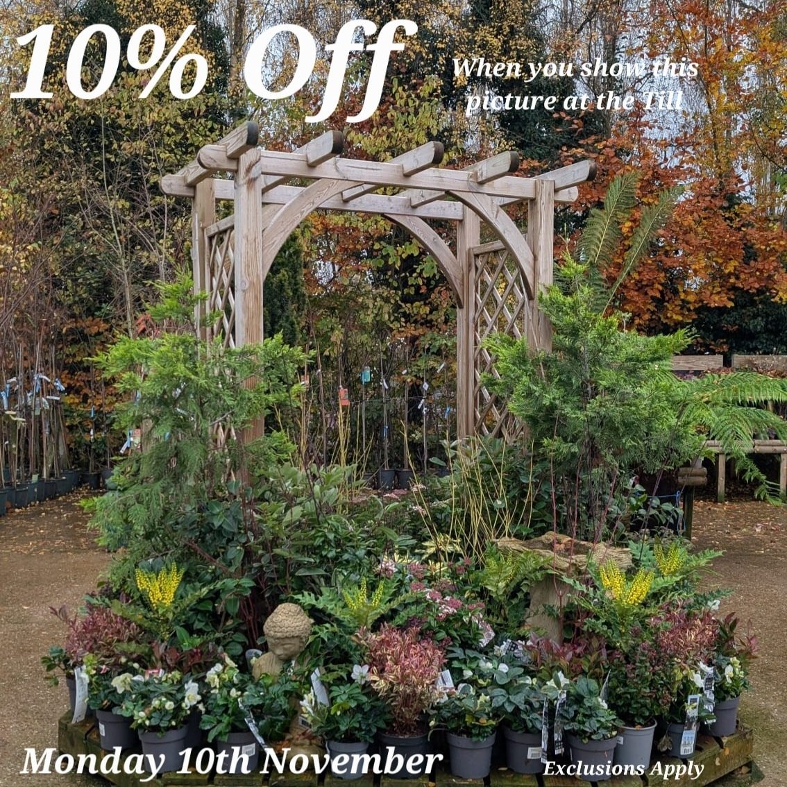 Just show us this Picture at the till to redeem your discount.

Come back here for your daily vouchers.

Offer Applies to most items, but not Animal Products, Gift Cards &amp; Clearance Lines