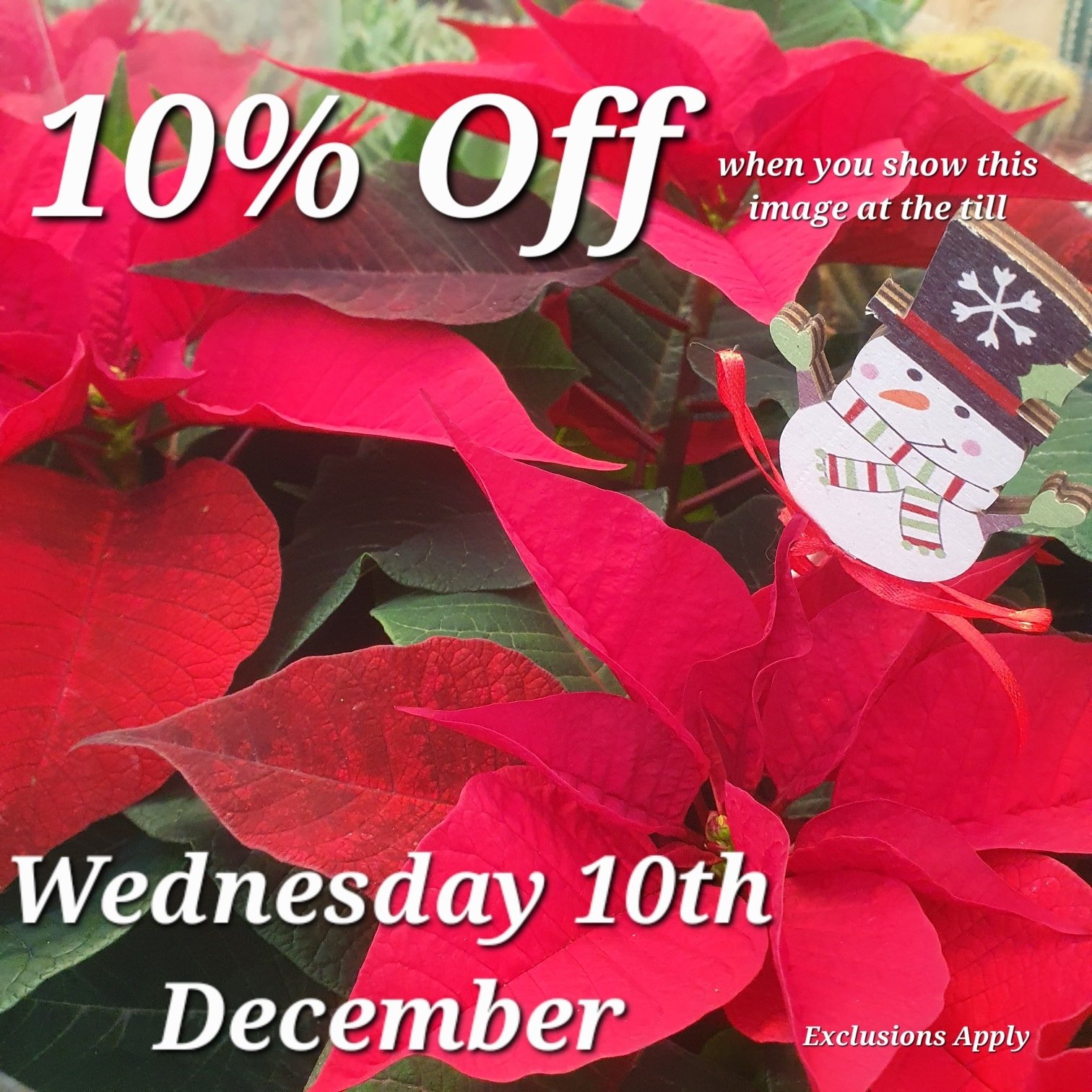 Just show us this Picture at the till to redeem your discount.

Come back here for your daily vouchers.

Offer Applies to most items, but not Animal Products, Gift Cards &amp; Clearance Lines