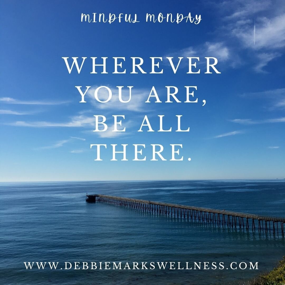 This week we focus on being present - mind, body, and spirit. Stay tuned for my latest blog post on the power of silence. Have a #mindful #monday and a beautiful week!
❤️
Debbie

#mindfulmonday #silence #meditationpractice #breatheinbreatheout #breat
