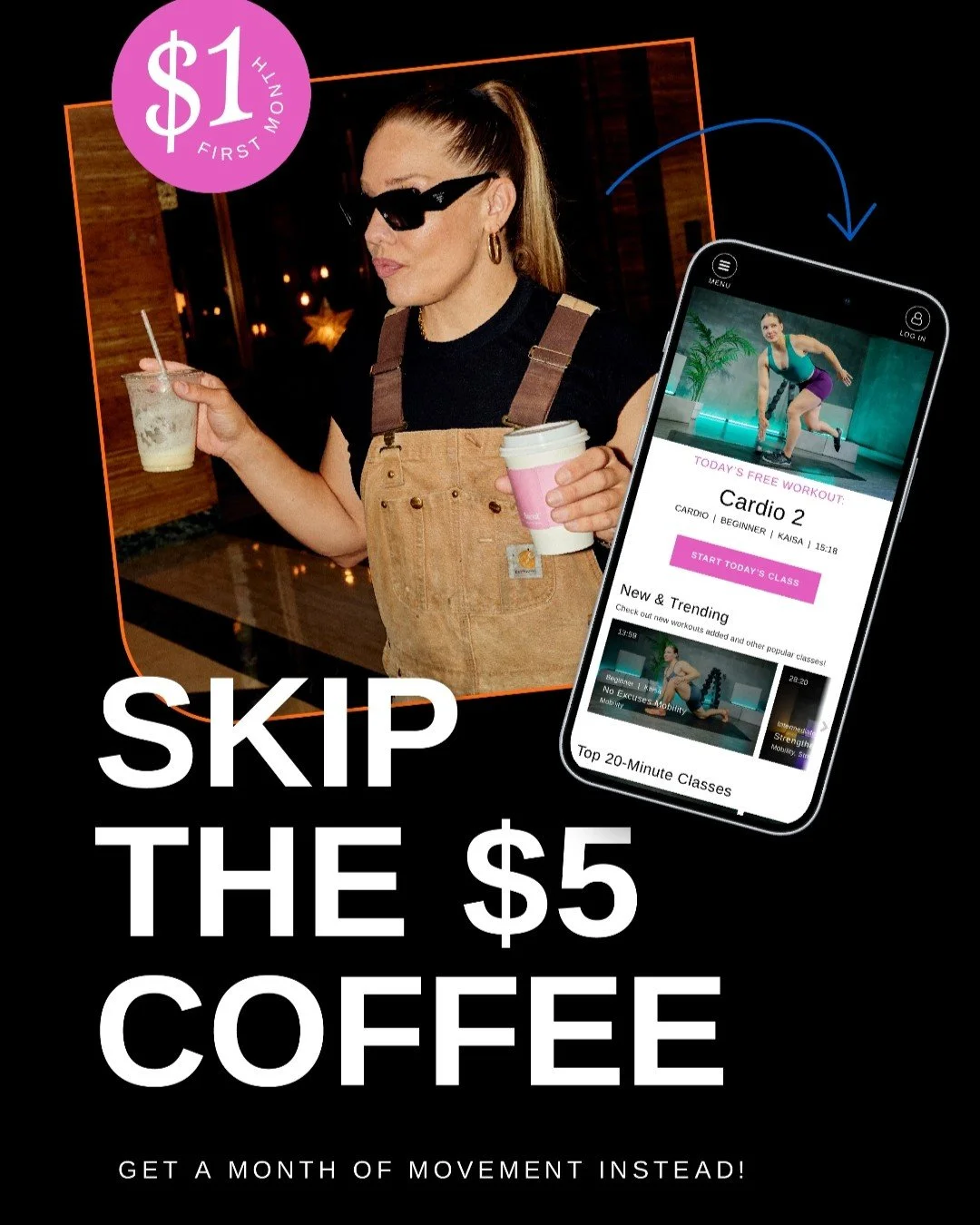 Sale promos should be fun. Period. 💥

And when you&rsquo;re creating content for a brand you genuinely believe in, especially when they&rsquo;re offering an insane deal, it makes it really easy.

I&rsquo;ve worked with Just Move since the very begin