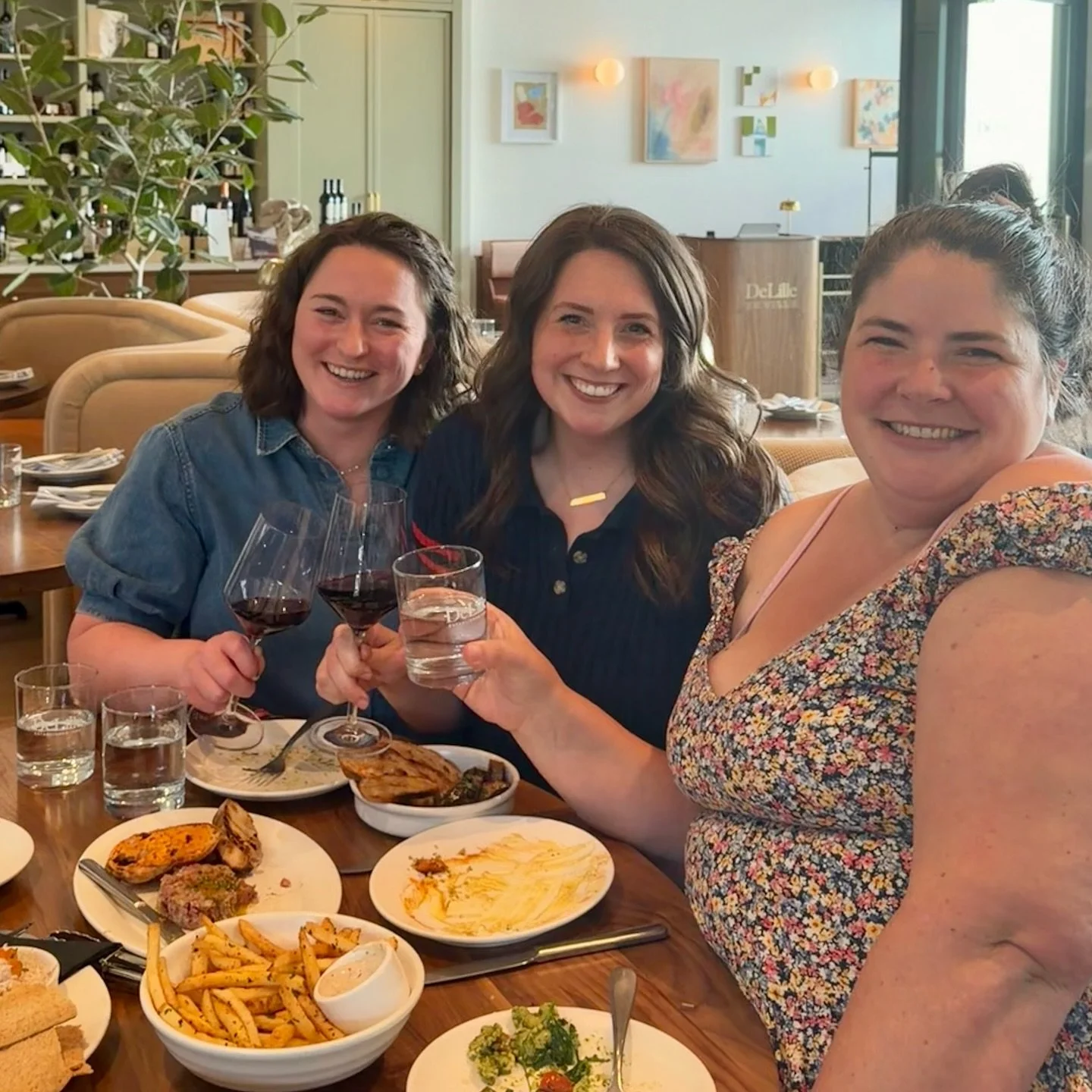 Happy hour + strategy session + a decade-old connection coming full circle = my favorite kind of Tuesday. 🥂

I genuinely believe one of the most powerful things about women in entrepreneurship is our capacity to lift each other up. Not just cheering