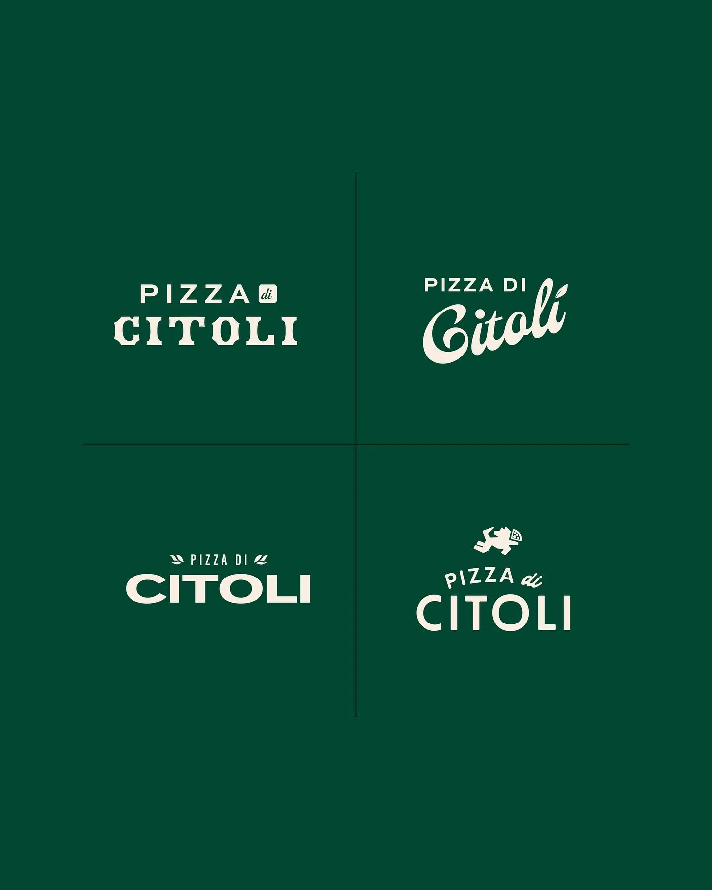 We are deep in the process with this fun pizza brand, let&rsquo;s catch you up to speed!

Pizza di Citoli came to me with a name full of personality, and my job was to make sure the brand matched it.

This is the part of the process I live for, where