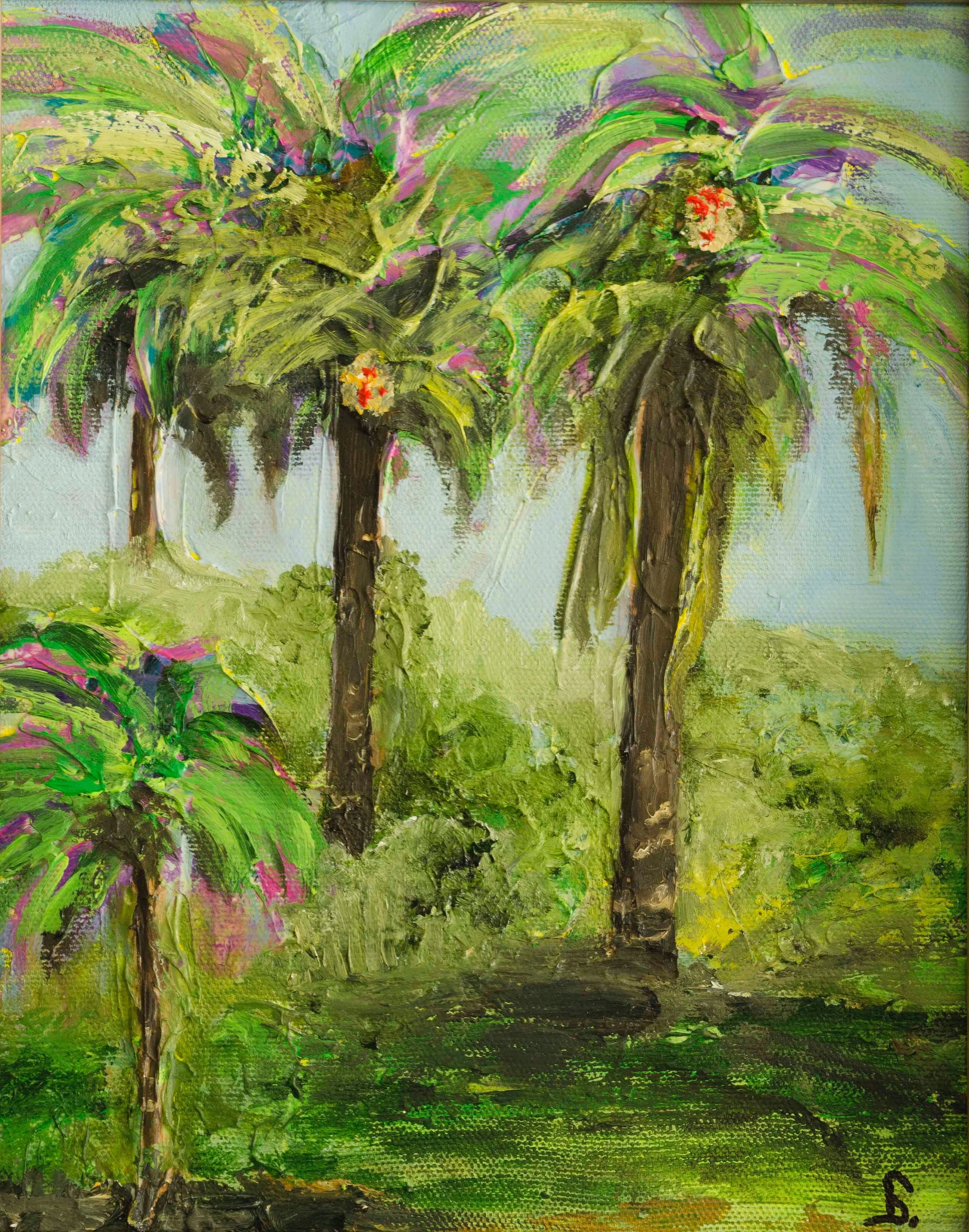 Palms Aflame