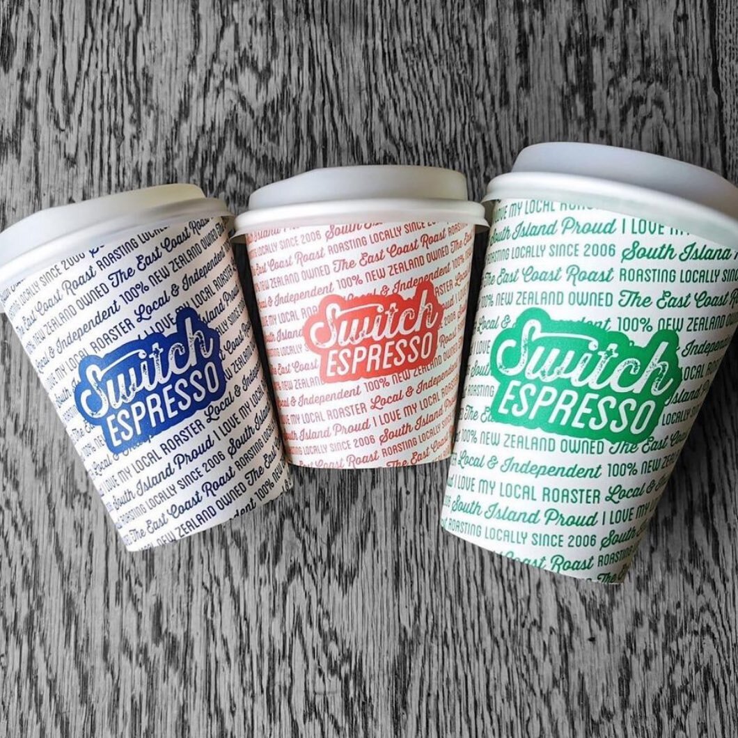 We&rsquo;ve been working with Switch Espresso  for a while now and the brand has been a mix of monochromatic with coffee colours. BUT this week we launch full colour! These should brighten your day. You&rsquo;re welcome. 
#compostable #sustainable #n