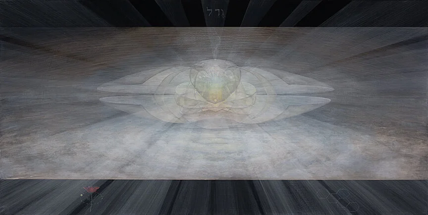 metaphim 013 ::: 24" x 48" ::: acrylic on wood panel ::: exists digitally