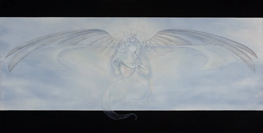 metaphim 010 ::: 24" x 48" ::: acrylic on wood panel ::: private collection