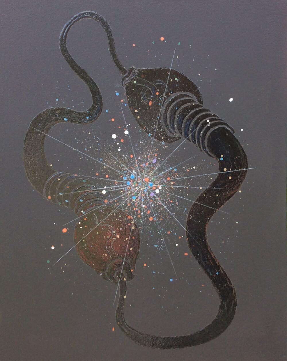 acrylic on wood panel ::: exists digitally