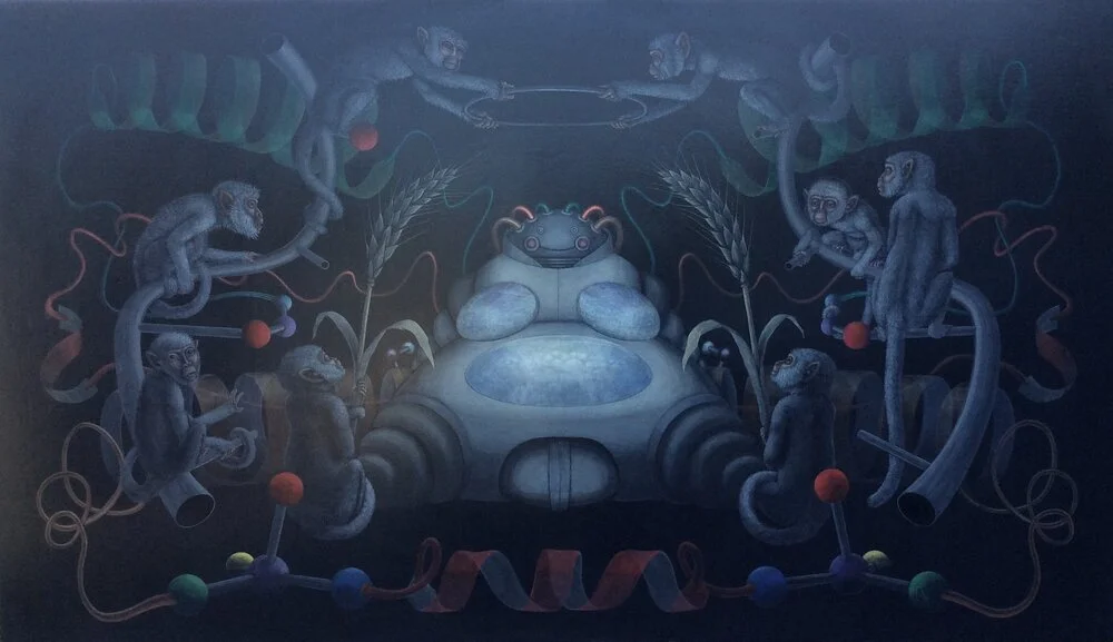 acrylic on wood panel ::: original available for purchase