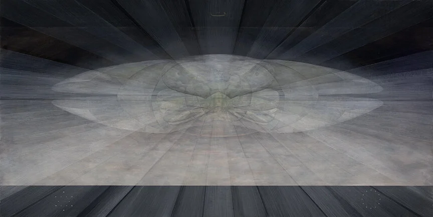 acrylic on wood panel