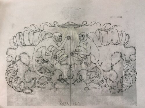 ink and pencil on paper ::: exists digitally