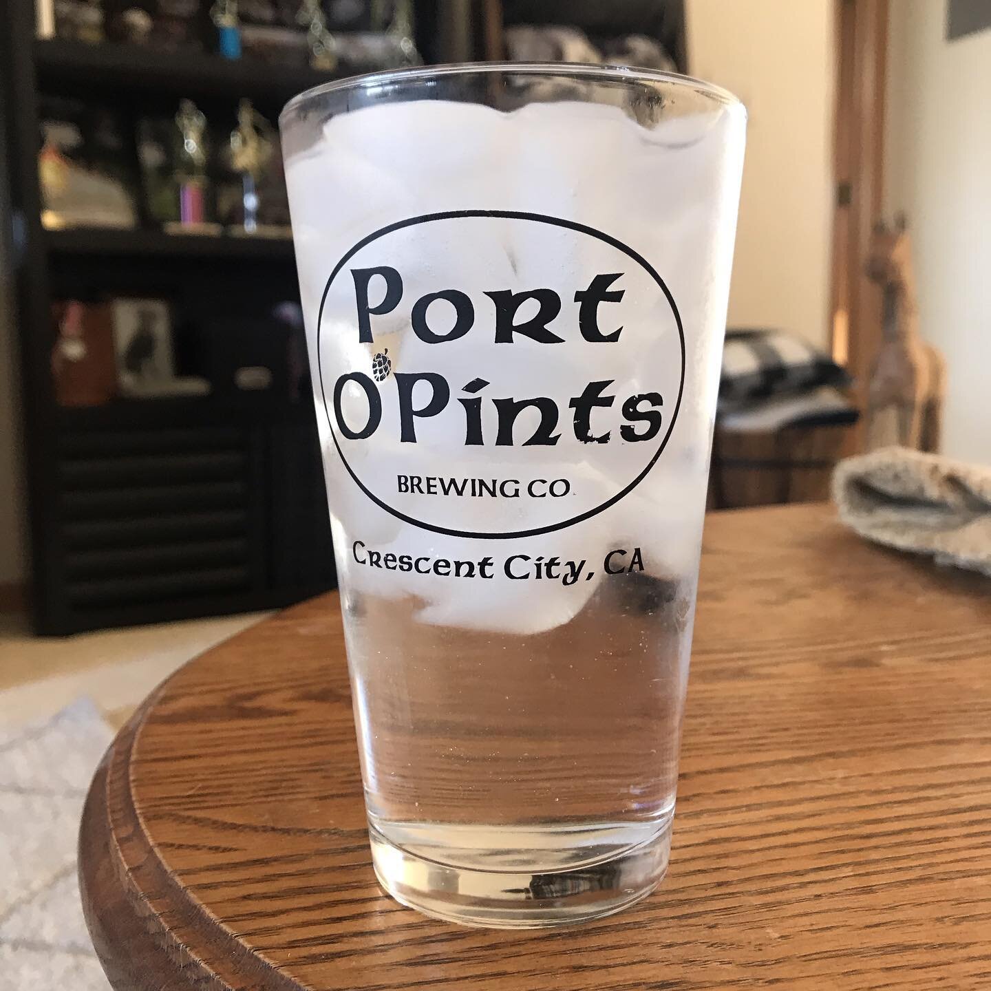 Getting hydrated before the big day! @port0pints.brewery #h2o #fortunaca #hopsinhumboldt #onedayout