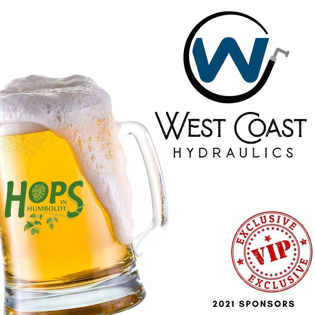 2021 sponsors are coming in! To get involved in Hops In Humboldt, visit our website and click participate for more information. Thanks West Coast Hydraulics for jumping on early! #veryappreciative