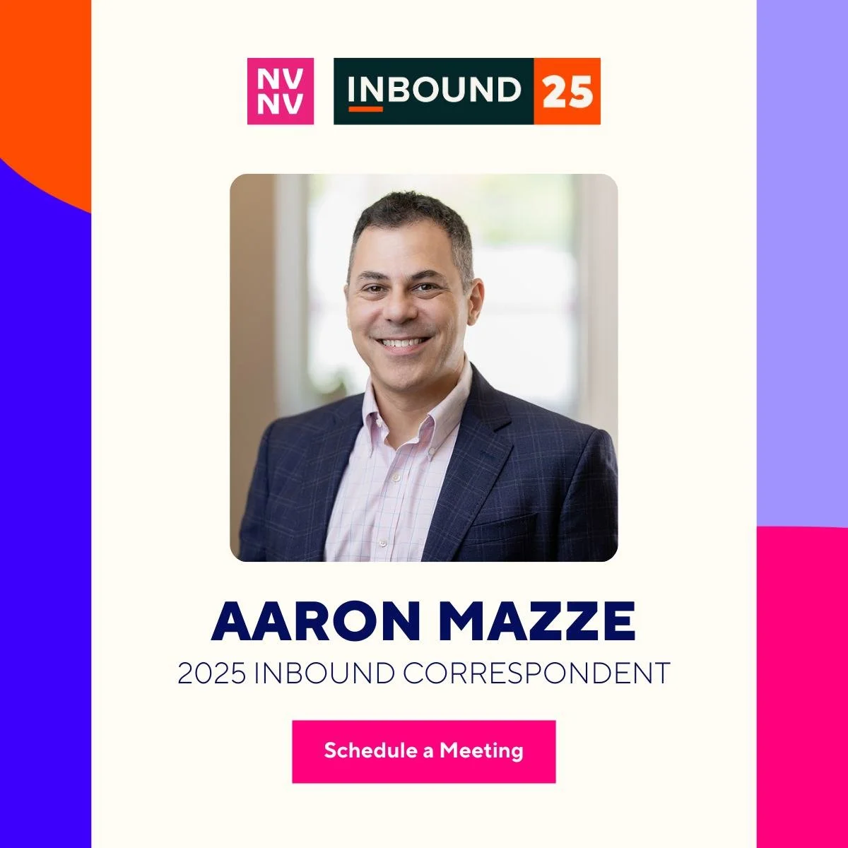 🎉 We&rsquo;re proud to share that Aaron Mazze has been selected as an official #INBOUND25 Correspondent!

This year marks Aaron&rsquo;s 11th @inbound Conference, and for the very first time, the event will be hosted in San Francisco. As a correspond