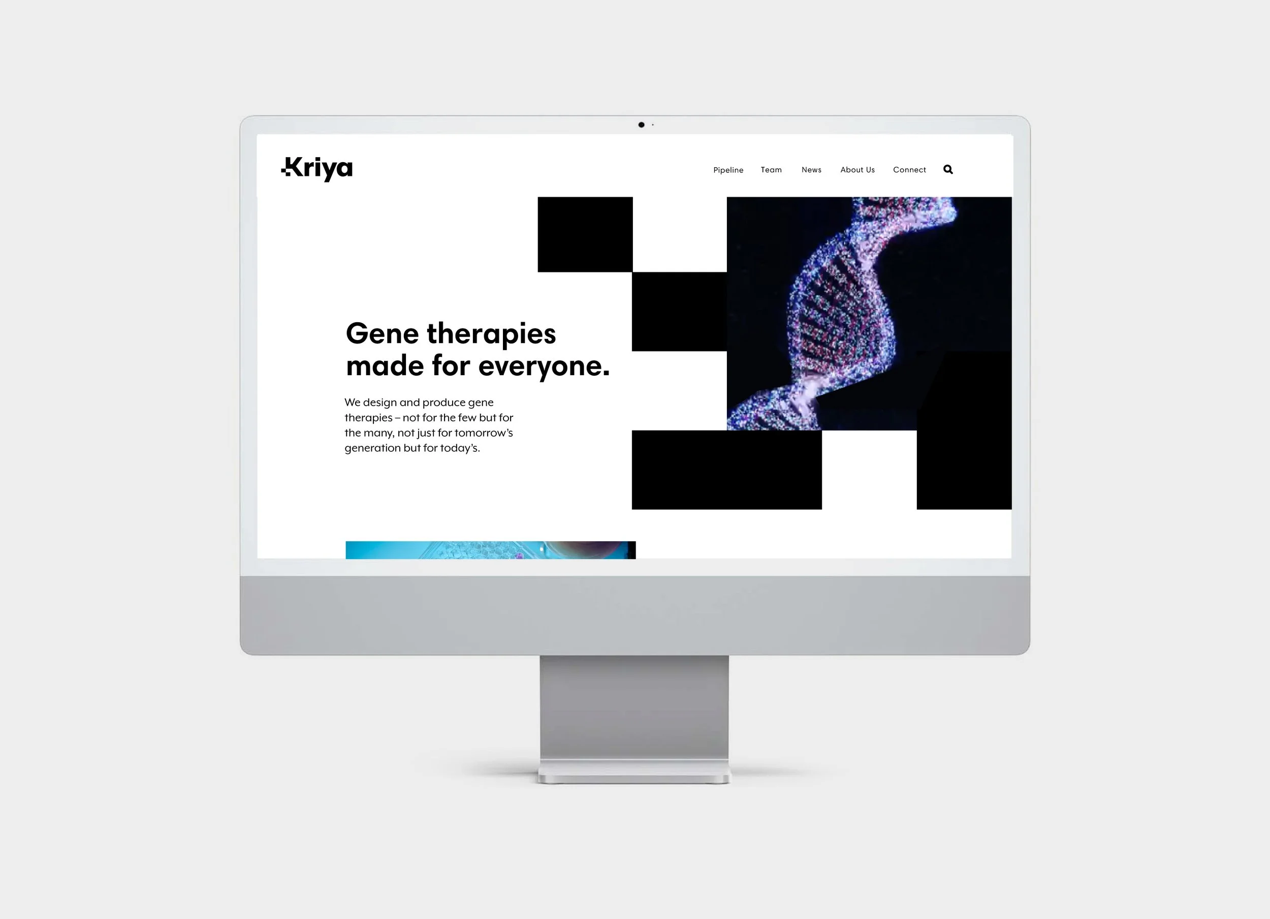 Kriya website design by Inveniv