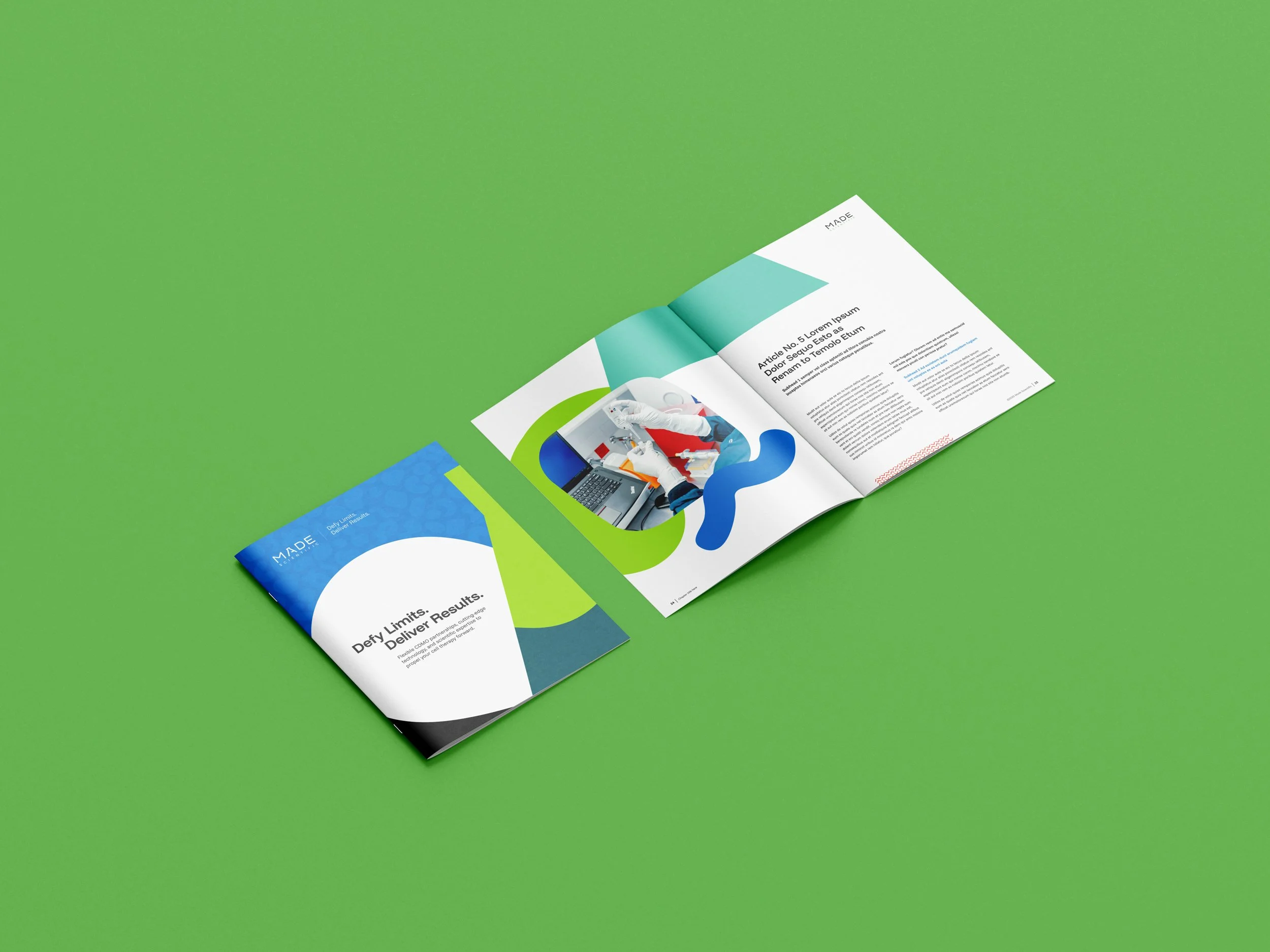 Made Scientific Ebook design by Inveniv
