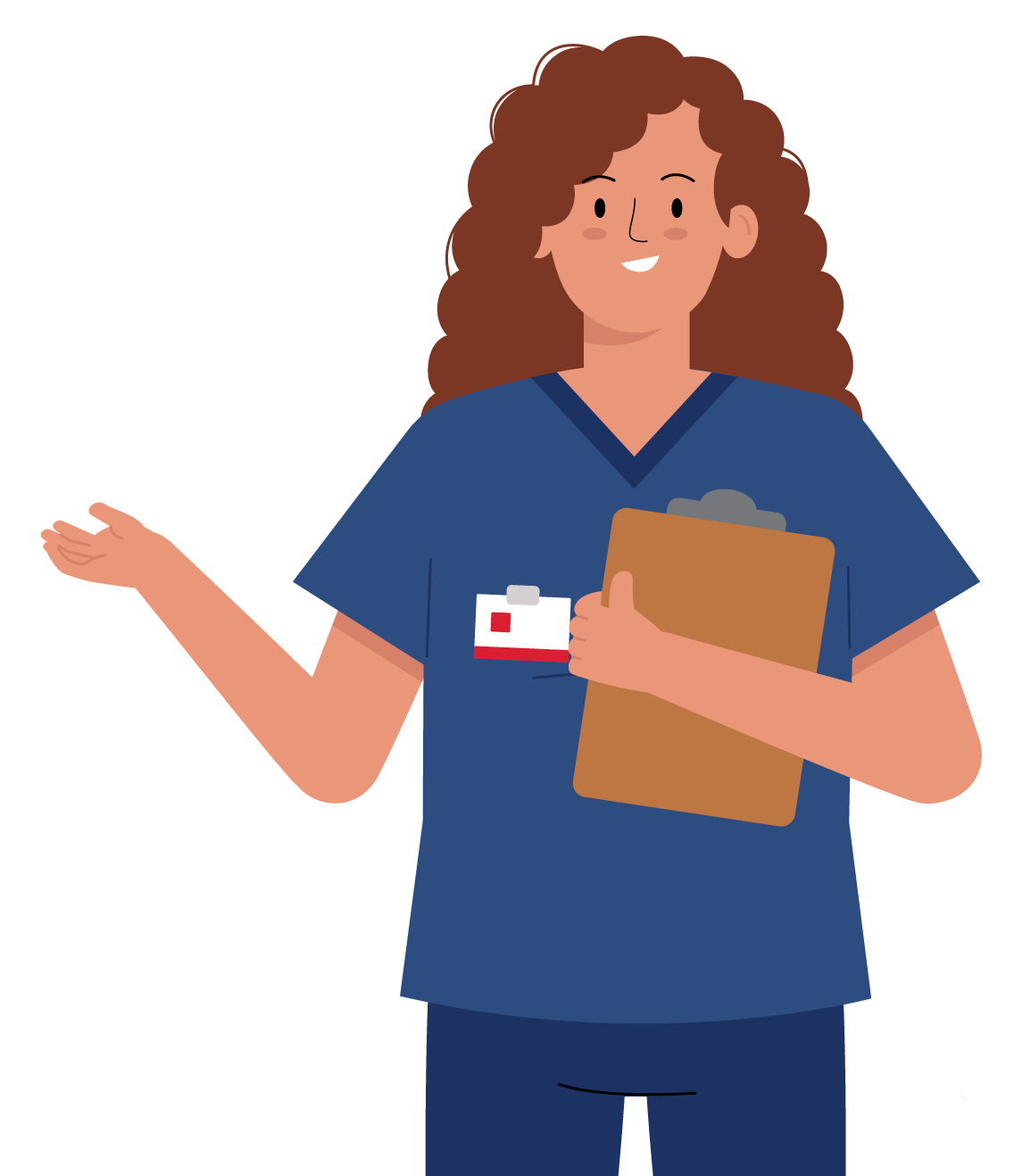 An image of an image technician at Cedars-Sinai hospital illustrated by Inveniv